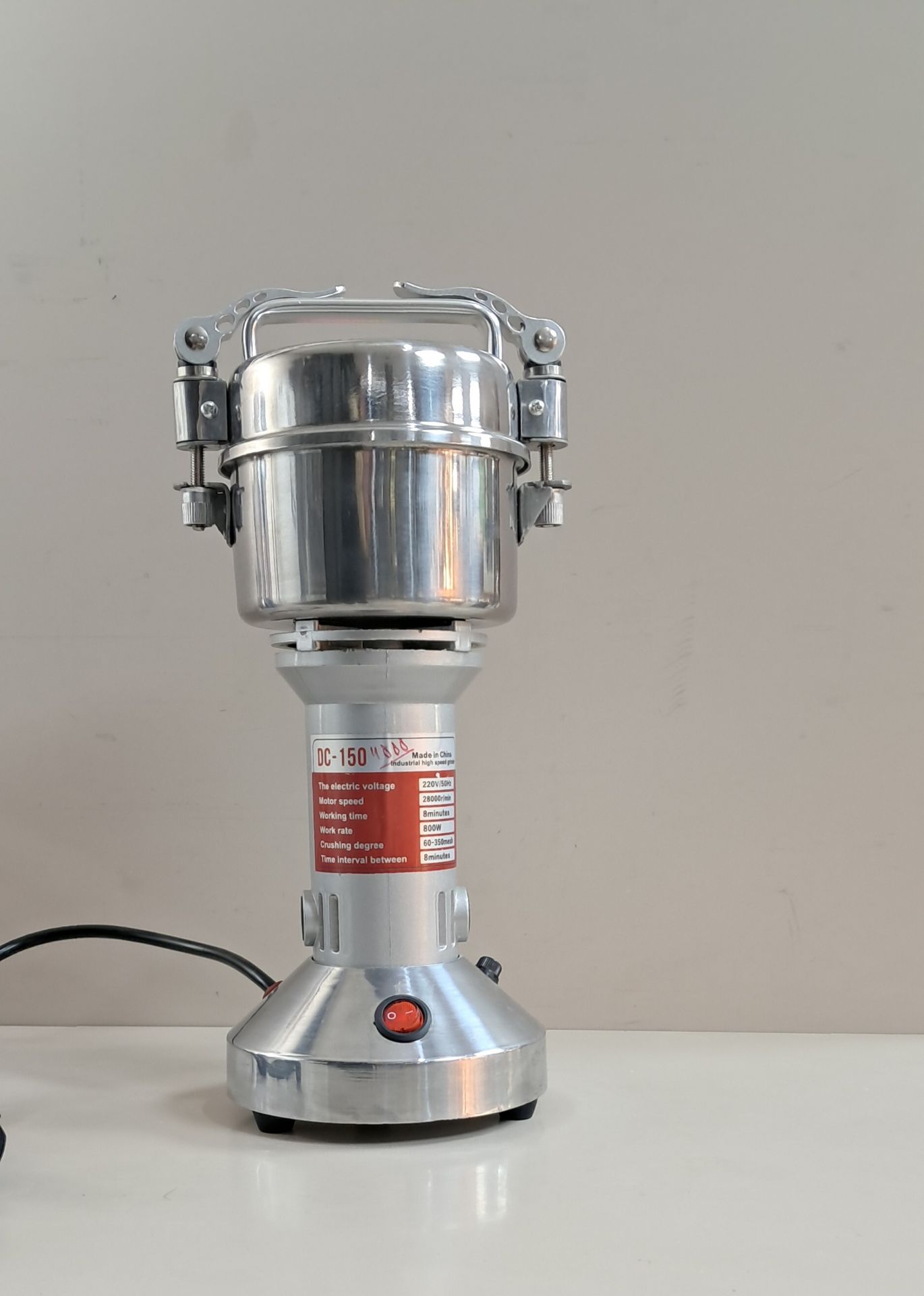آسیاب برقی صنعتی مدل DC-150 استیل