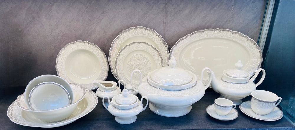 سرویس چینی مدل پردیس طرح اسلیمی  98 پارچه کد 6109