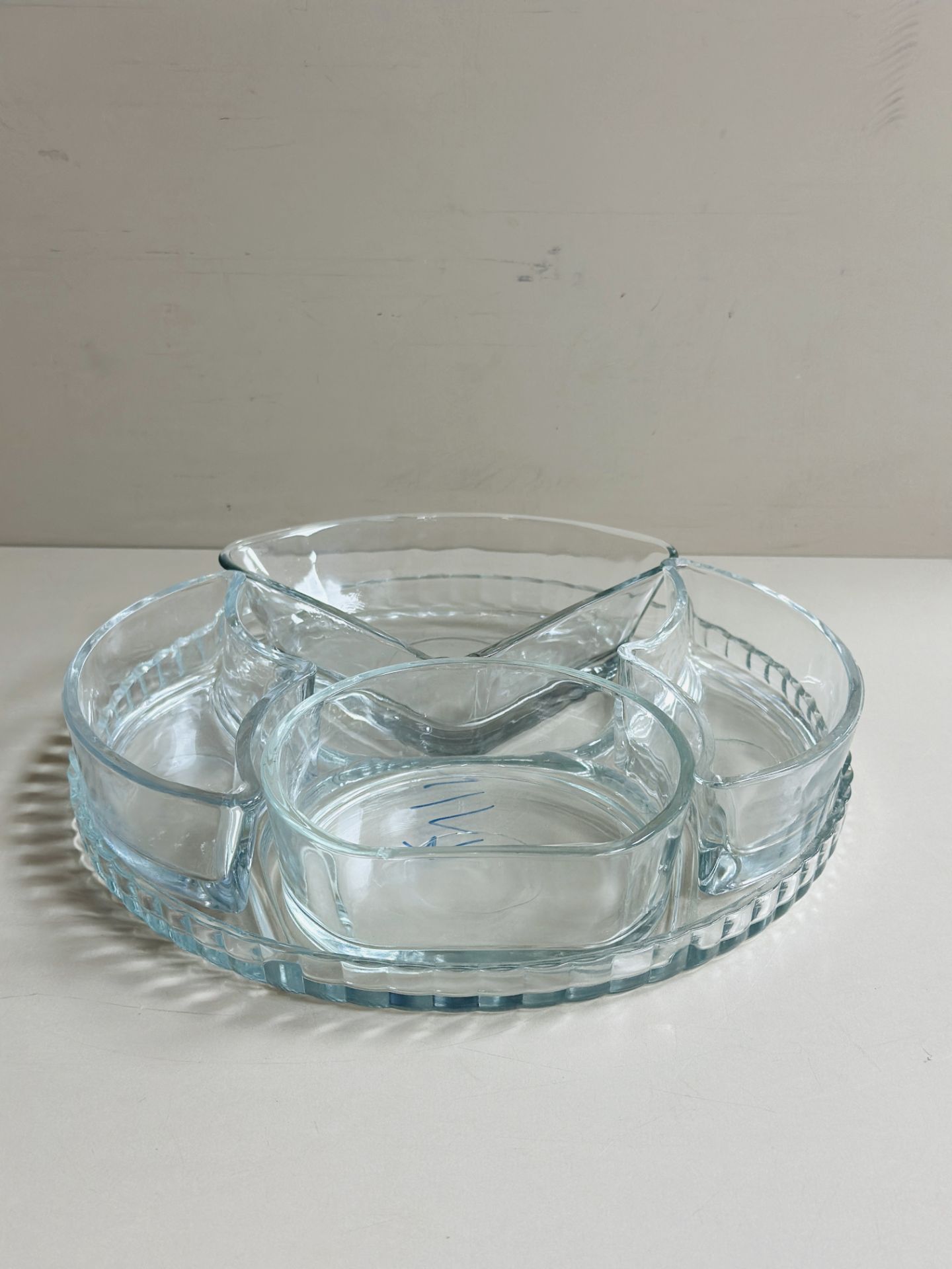 اردورخوری شیشه‌ای ۴ تکه طرح دالبری کد4817