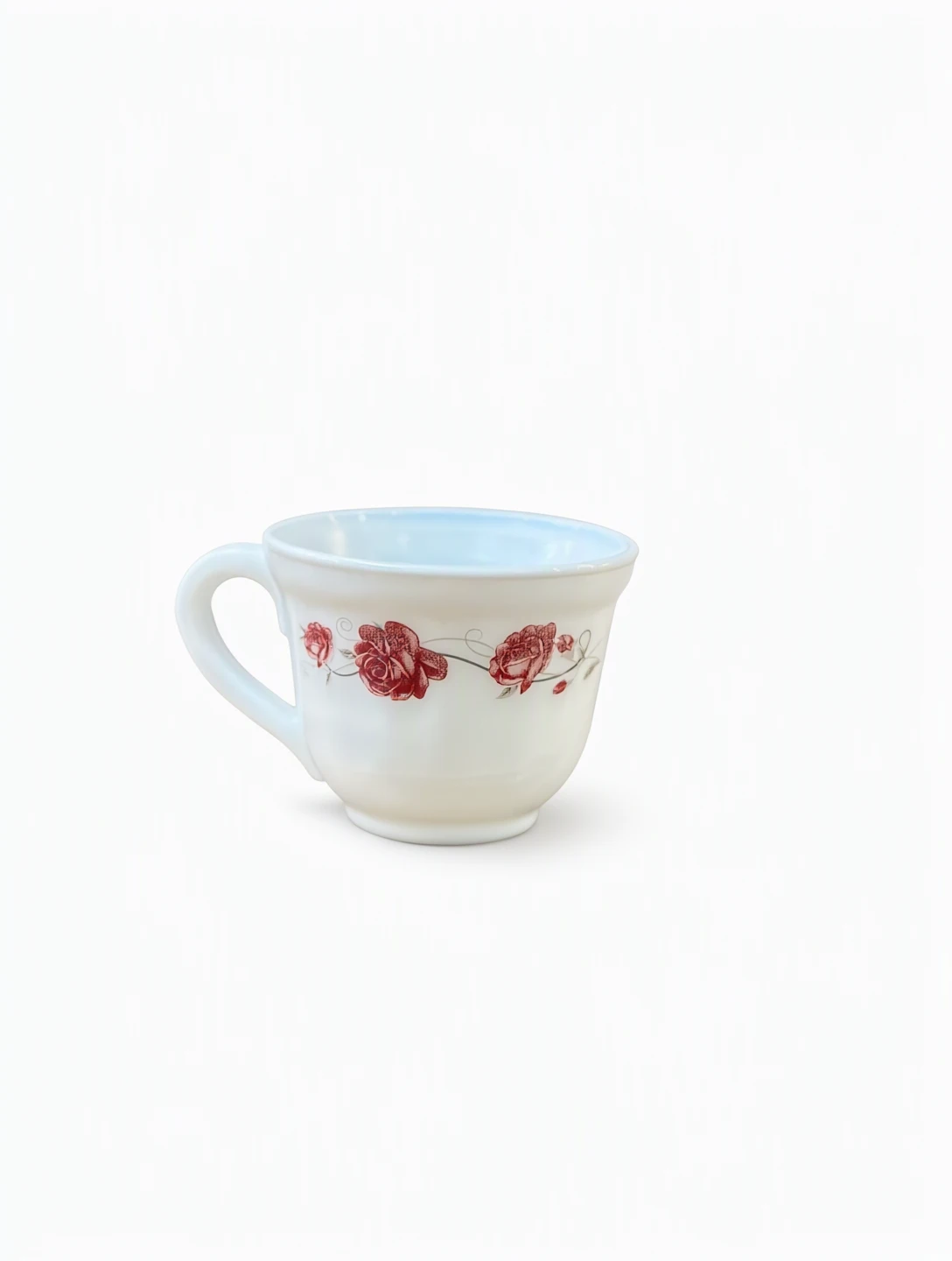 فنجان چینی پارس اوپال طرح گل قرمز کد3236
